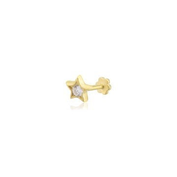 Yıldız Tek Taşlı Piercing