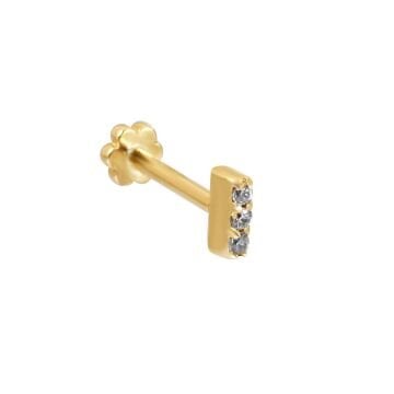 Üç Taşlı Piercing