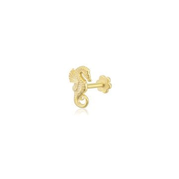 Denizatı Figürlü Taşsız Piercing