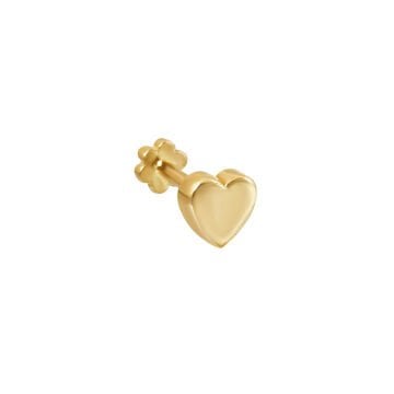 Kalp Figürlü Taşsız Piercing