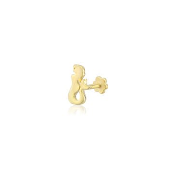Deniz Kızı Figürlü Taşsız Piercing
